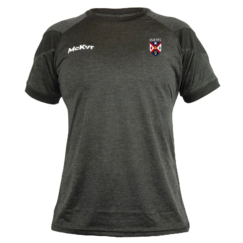 Mc Keever QUB RFC Core 22 T-Shirt - Womens - Black-- Plaid T-Shirt Polka Dot Checkered