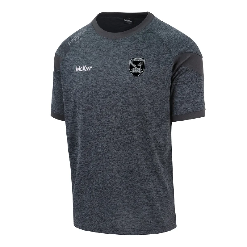 Mc Keever Armagh GAA Core 22 T-Shirt - Adult - Charcoal-- Plaid T-Shirt Polka Dot Checkered