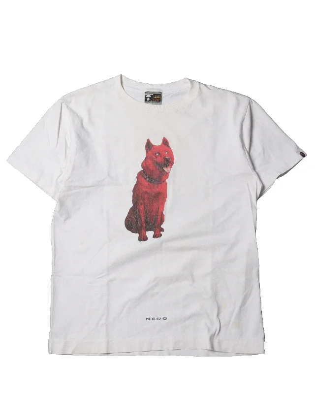 N.E.R.D. “Fly Or Die” T Shirt-- Solid Print Embellished