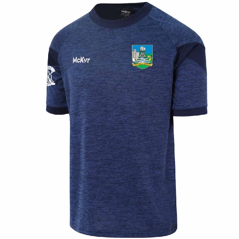 Mc Keever Limerick Camogie Core 22 T-Shirt - Adult - Navy-- Lace Blend Ribbed Blend Corduroy Blend