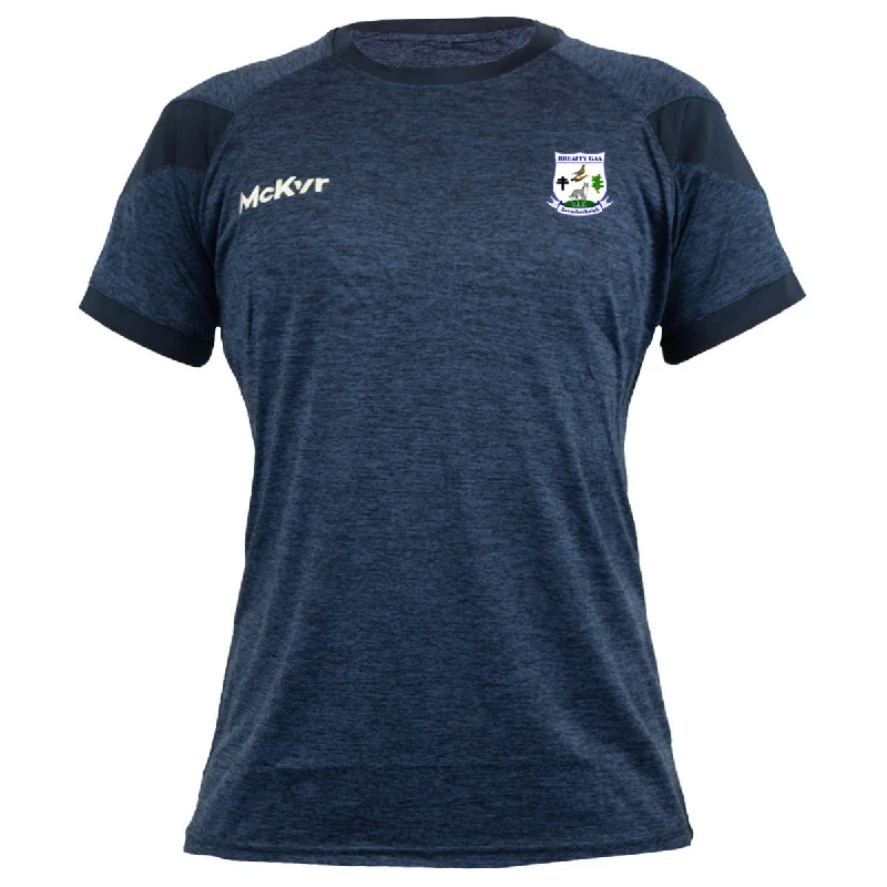Mc Keever Breaffy GAA Core 22 T-Shirt - Womens - Navy-- Mesh Blend Leather Blend Suede Blend