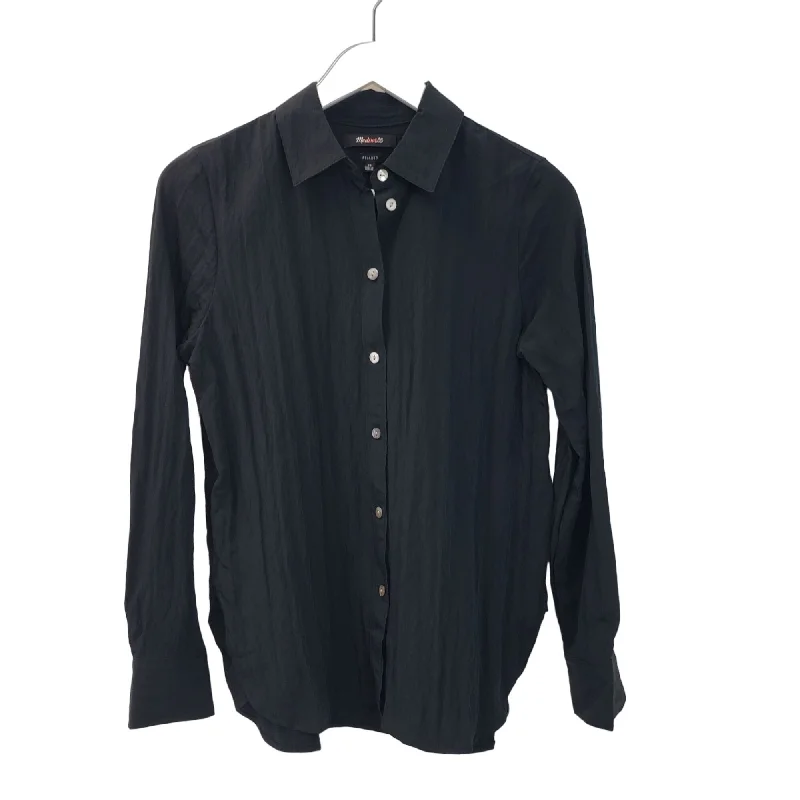 NWT Madewell Paxton Relaxed Fit Viscose Button Down Shirt Size XS-- Cozy Warm Stylish