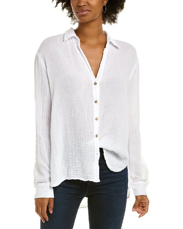 Michael Stars Leo Shirt-- Graphic Embroidered Appliqued