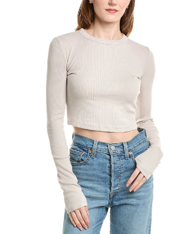 Cotton Citizen Verona Crop Shirt-- Iron Safe Non-Iron Wrinkle Free