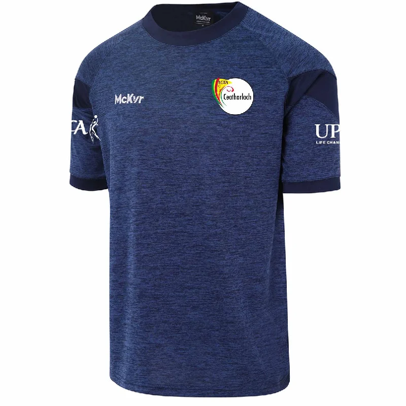 Mc Keever Carlow LGFA Core 22 T-Shirt - Adult - Navy-- Striped Floral Plaid