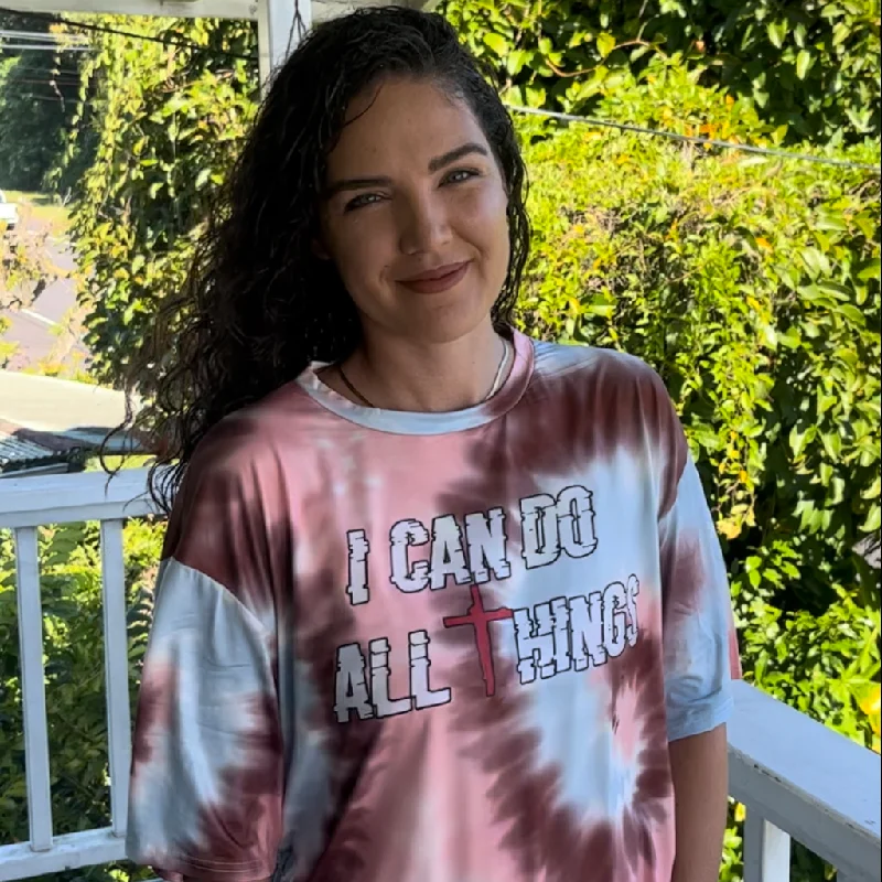 All Things Tie Dye T-shirt-- Elegant Classic Vintage