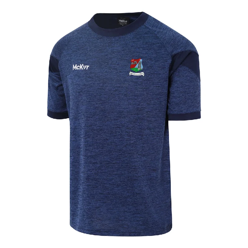 Mc Keever Monivea Abbey GAA Core 22 T-Shirt - Adult - Navy-- Silk Blend Satin Velvet