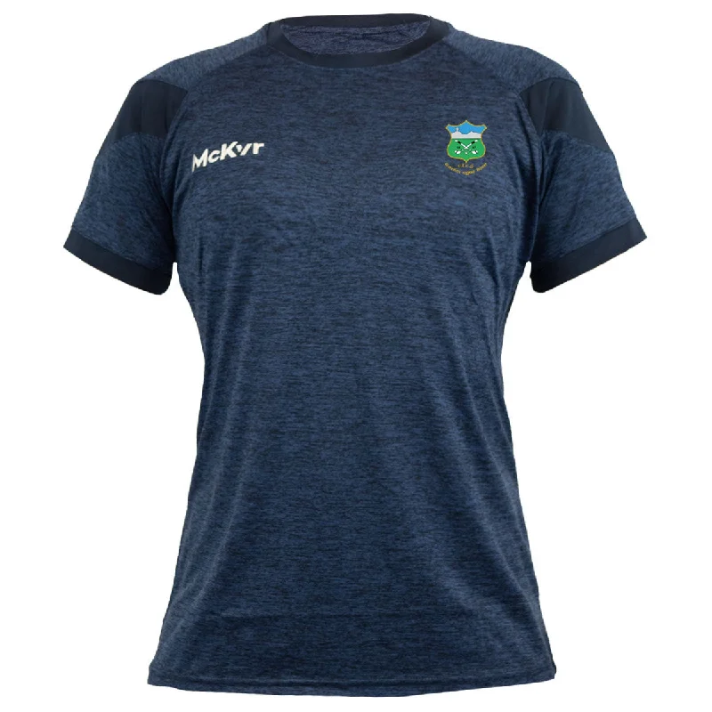 Mc Keever Drom & Inch GAA Core 22 T-Shirt - Womens - Navy-- Print Jacquard Patchwork