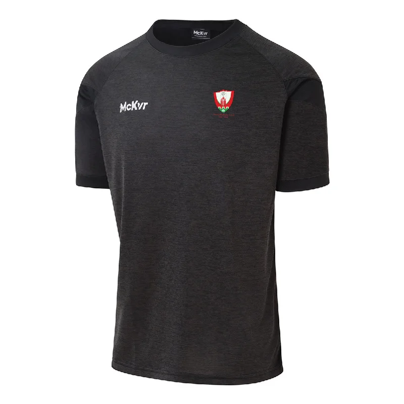 Mc Keever Dromahair GAA Core 22 T-Shirt - Adult - Black-- Rayon Velvet Corduroy