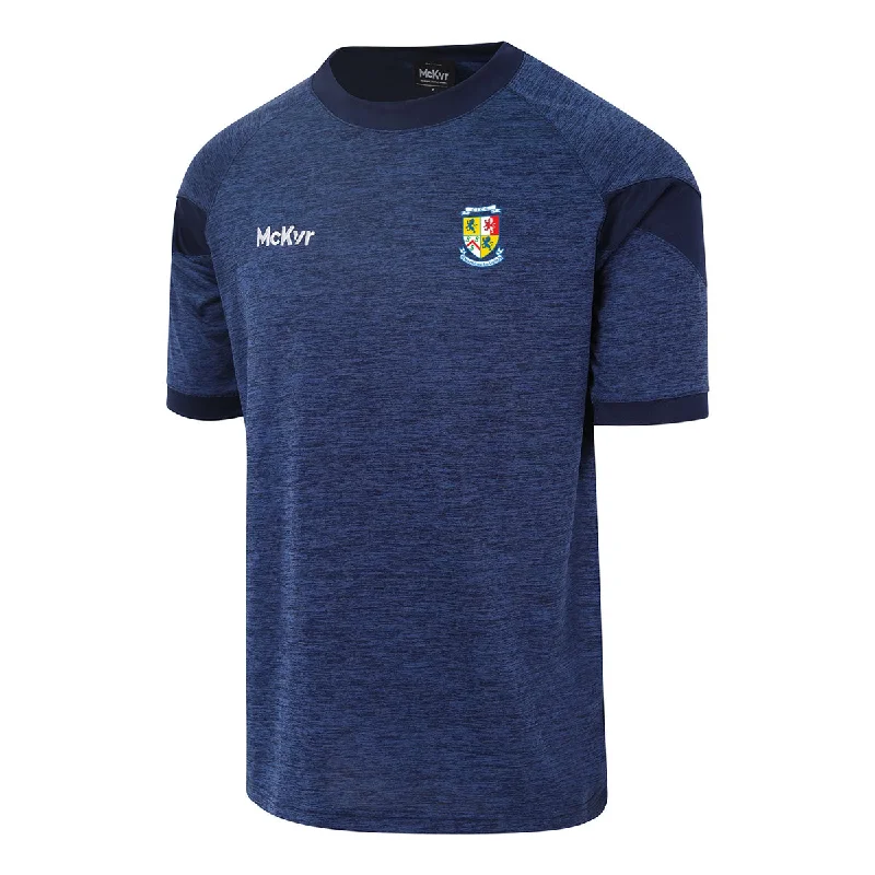 Mc Keever Navan O'Mahonys Core 22 T-Shirt - Adult - Navy-- Chenille Fabric Brocade Fabric Lace Fabric