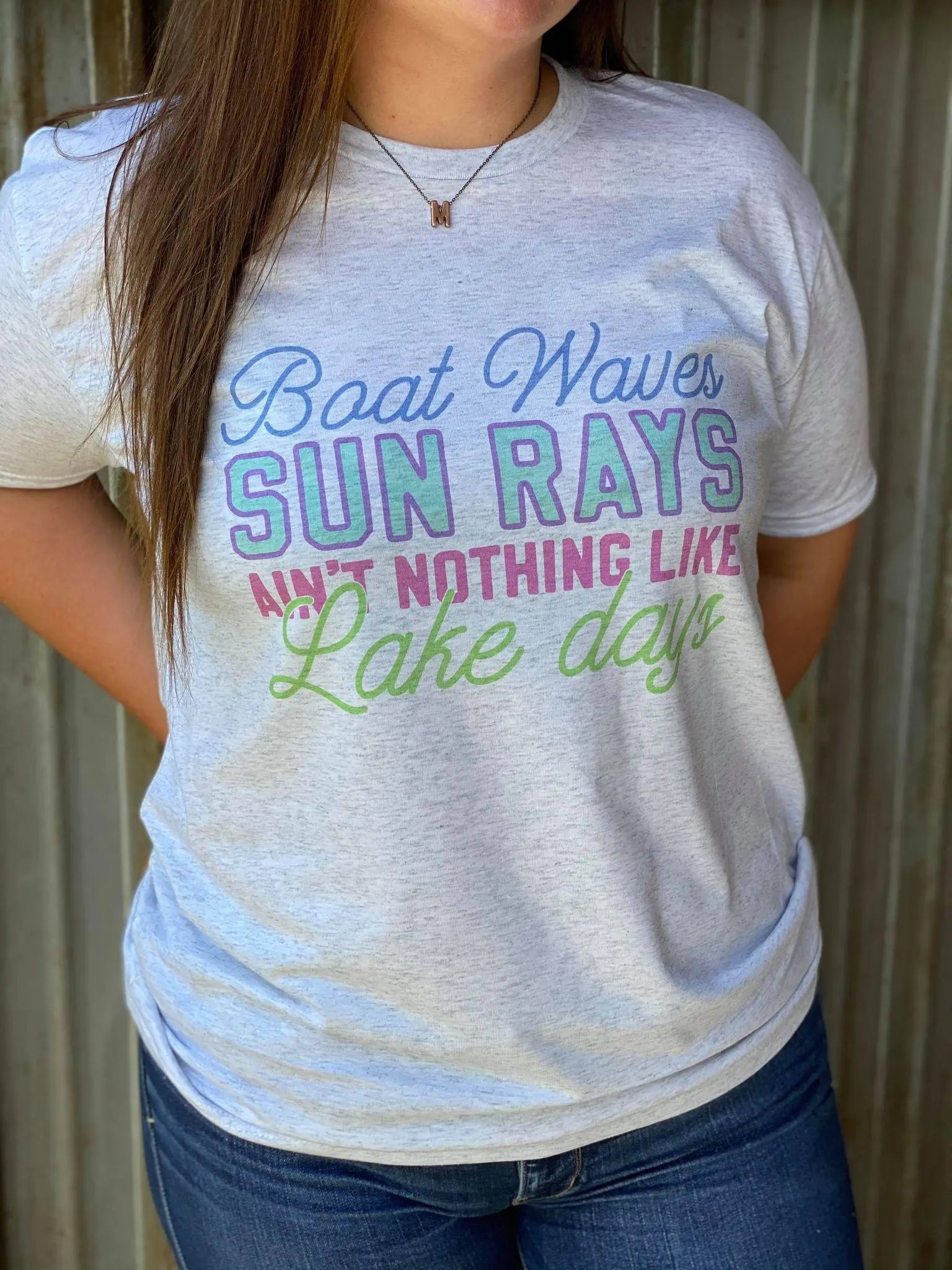 Boat Waves T-Shirt-- Embroidered Appliqued Beaded