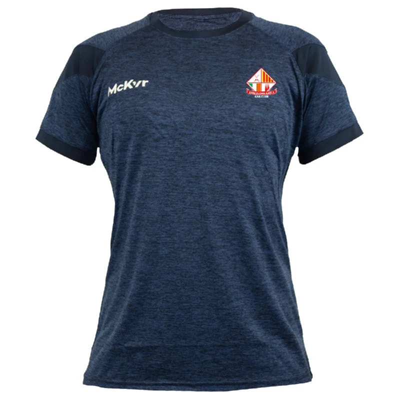 Mc Keever Barcelona Gaels Core 22 T-Shirt - Womens - Navy-- Casual Formal Business