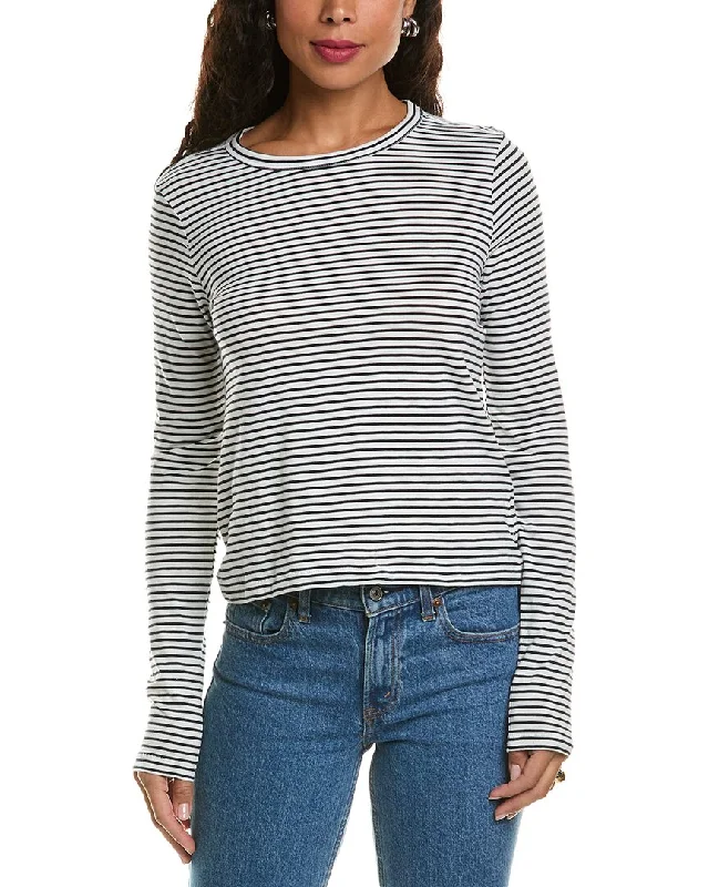 rag & bone Slub T-Shirt-- Fleece Fabric Down Fabric Feather Fabric
