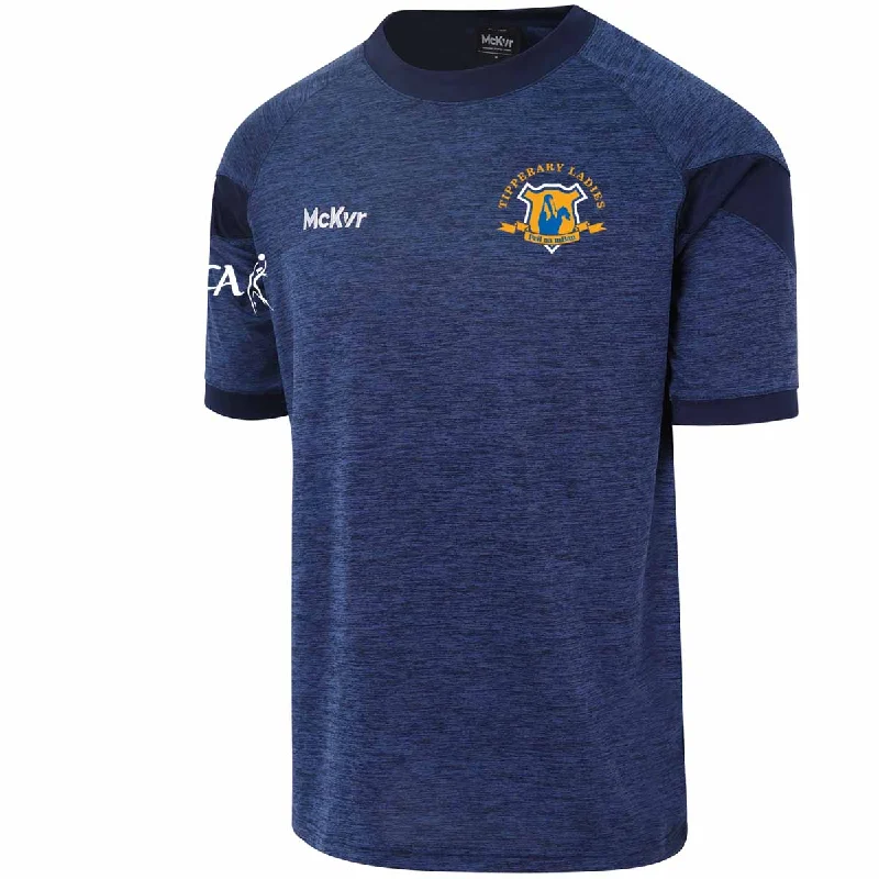 Mc Keever Tipperary Ladies LGFA Core 22 T-Shirt - Adult - Navy-- Knit Fabric Woven Fabric Fleece Fabric
