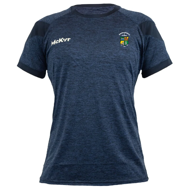 Mc Keever Naomh Fionnbarra & St Anne's GFG Core 22 T-Shirt - Womens - Navy-- Terry Blend Velvet Blend Canvas Blend
