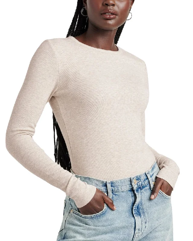 Splendid Isabella Shimmer T-Shirt-- Fitted T-Shirt Seamless Stretchy