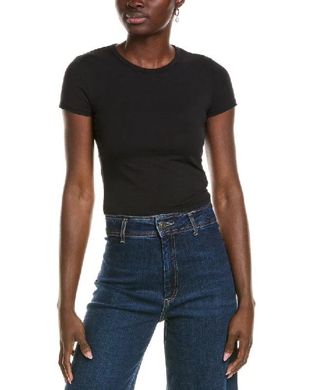 James Perse Sport T-Shirt-- Satin Fabric Silk Fabric Chiffon Fabric