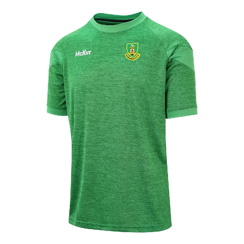 Mc Keever Monaghan RFC Core 22 T-Shirt - Adult - Green-- Print Jacquard Patchwork