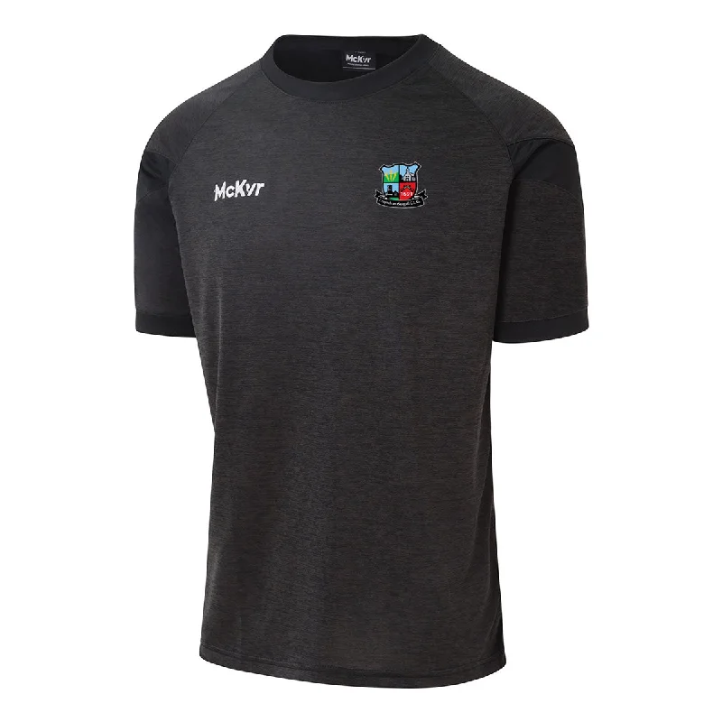 Mc Keever Cappataggle GAA Core 22 T-Shirt - Adult - Black-- Hooded Caped Shawl Collar