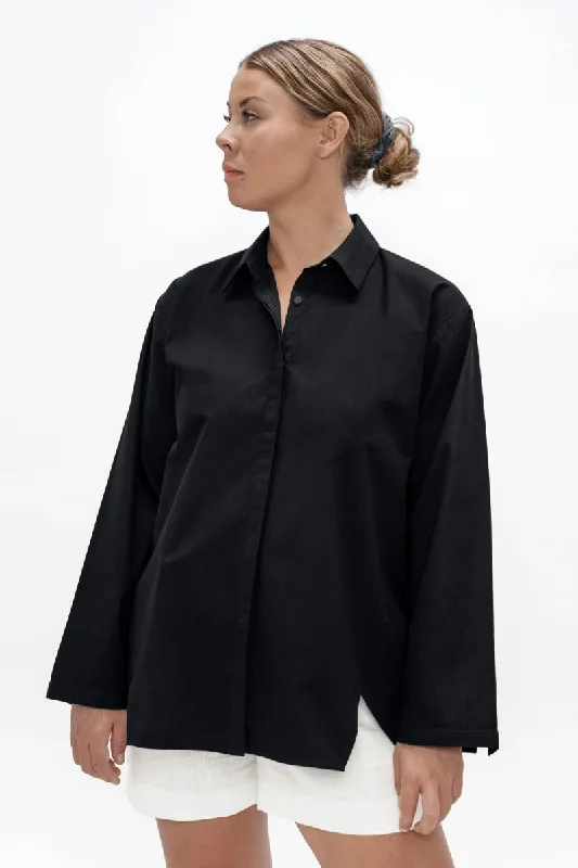 Budapest  - Wide Fit Shirt - Eclipse-- Chenille Blend Fleece Blend Nylon Blend