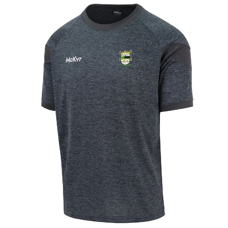 Mc Keever An Riocht GFC Core 22 T-Shirt - Adult - Charcoal-- Hooded Caped Shawl Collar
