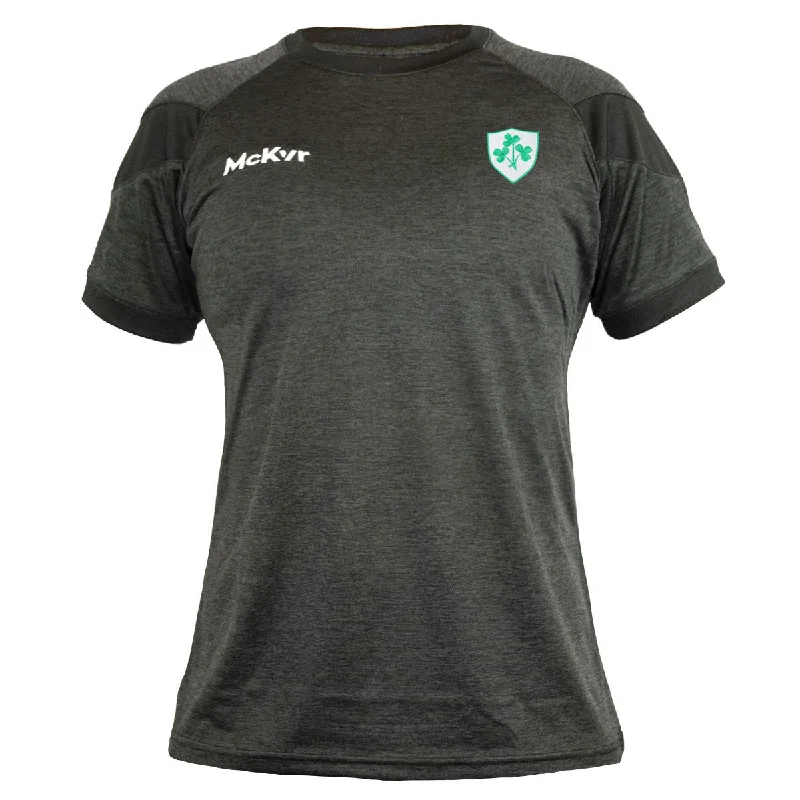 Mc Keever Ireland Supporters Core 22 T-Shirt - Womens - Black-- Chenille Blend Fleece Blend Nylon Blend