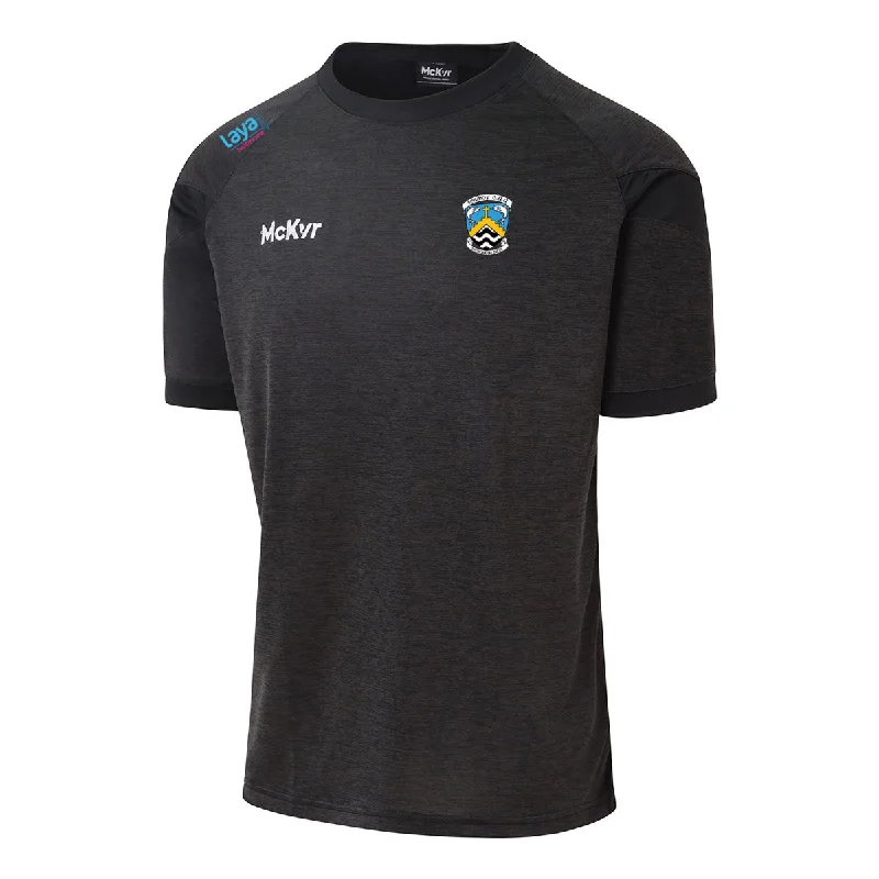Mc Keever Fermoy GAA Core 22 T-Shirt - Adult - Black-- Polka Dot Checkered Tartan