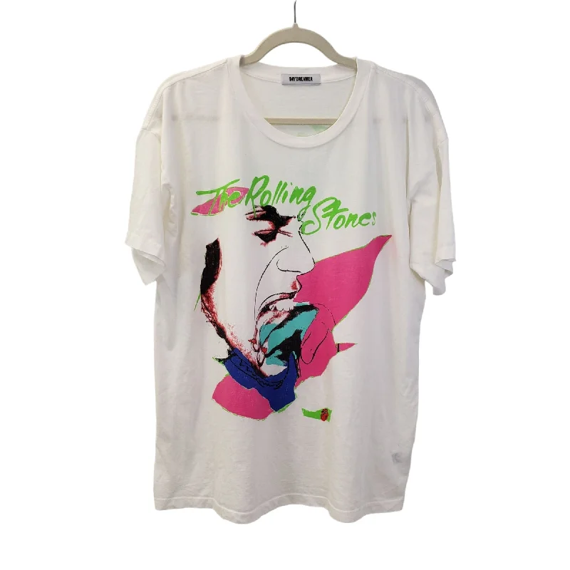 NWOT Daydreamer The Rolling Stones Oversized 1977 Tour T-Shirt Size Small-- Anti-Pilling Machine Wash Handmade