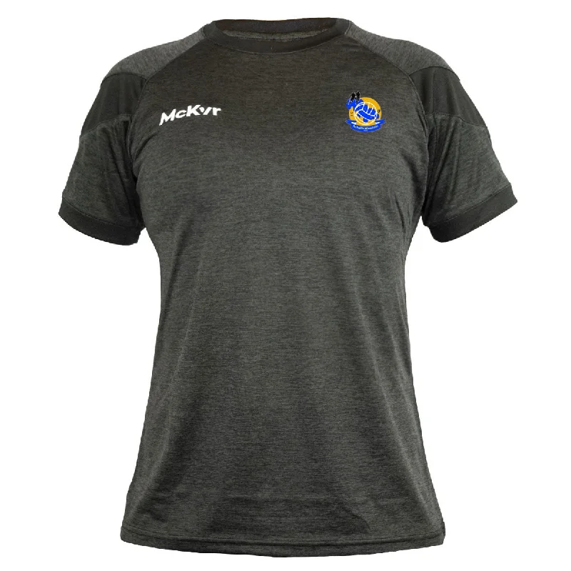 Mc Keever Aughawillan GAA Core 22 T-Shirt - Womens - Black-- Chenille Blend Fleece Blend Nylon Blend