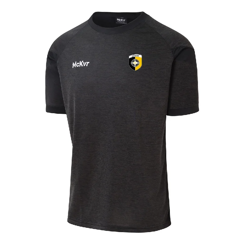 Mc Keever Crossmaglen Rangers GAC Core 22 T-Shirt - Adult - Black-- Asymmetrical Pockets Print
