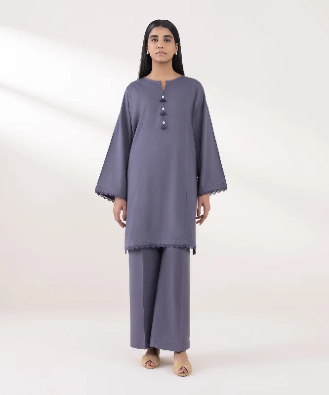 Solid Cotton Viscose Shirt-- Cozy Warm Stylish