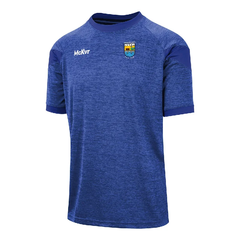 Mc Keever Shannon Gaels GAA Core 22 T-Shirt - Adult - Royal-- Front Pockets Side Pockets Patch Pockets