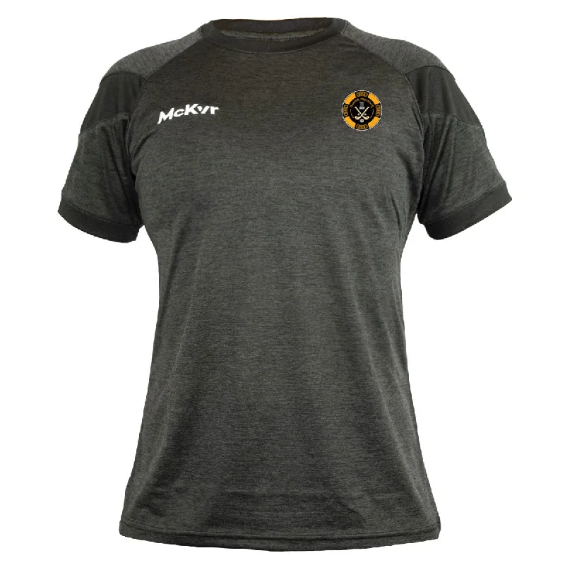 Mc Keever Naomh Mearnog CLG Core 22 T-Shirt - Womens - Black-- Knit Fabric Woven Fabric Fleece Fabric