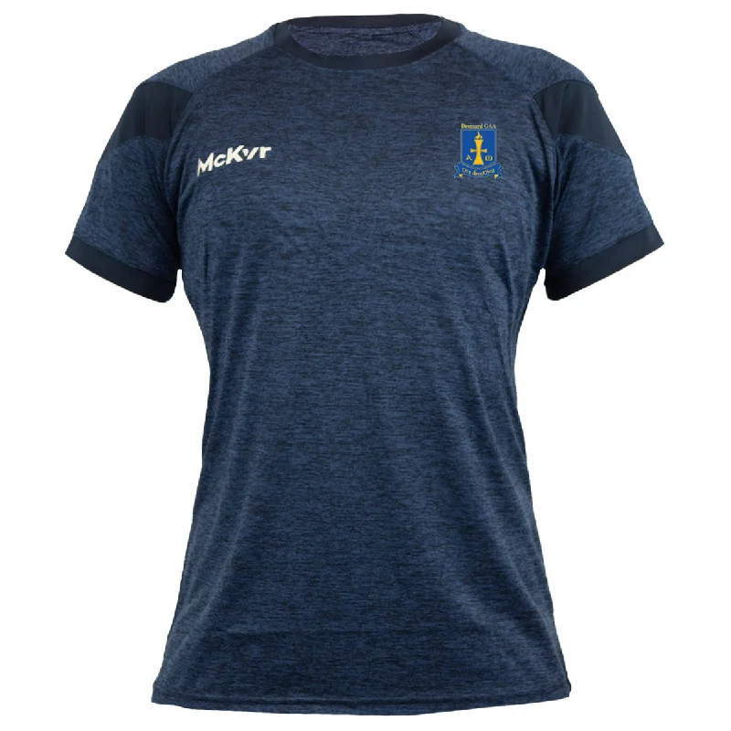 Mc Keever Dromard GAA Core 22 T-Shirt - Womens - Navy-- Zippered Buttoned Snapped