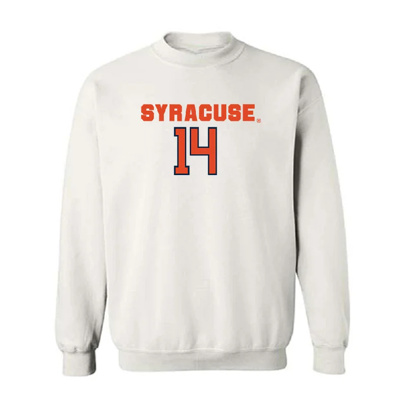 Syracuse - NCAA Women's Basketball : Shy Hawkins - Classic Shersey Crewneck Sweatshirt Hoodie with Rolled Sleeves Casual Relaxed