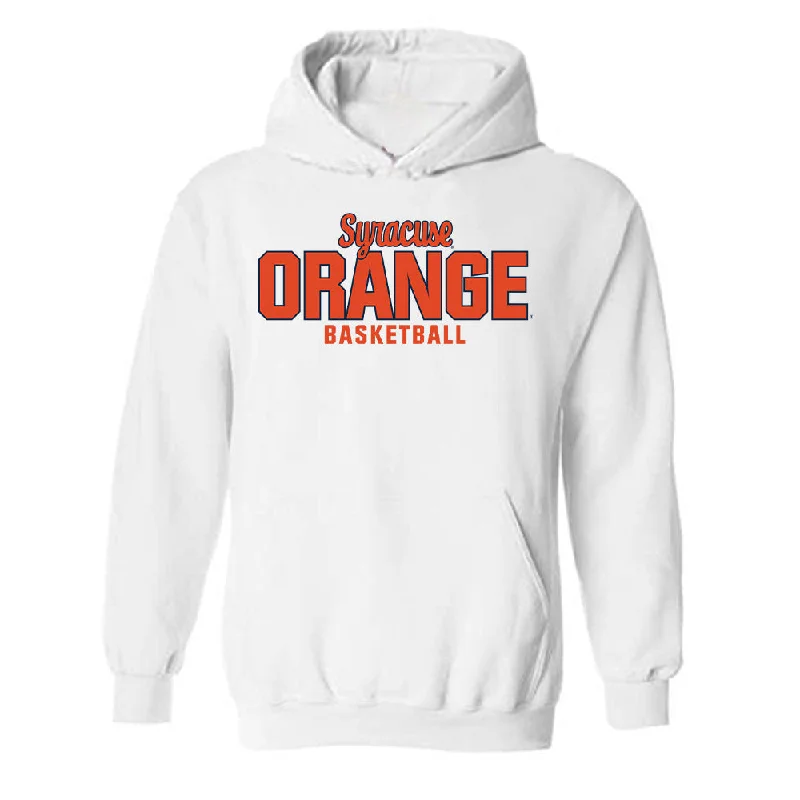 Syracuse - NCAA Women's Basketball : Shy Hawkins - Classic Shersey Hooded Sweatshirt Hoodie with Toggle Buttons Decorative Unique