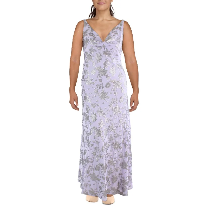 Donna Karan Womens Georgette Sequined Evening Dress Tunics Hiking breathable