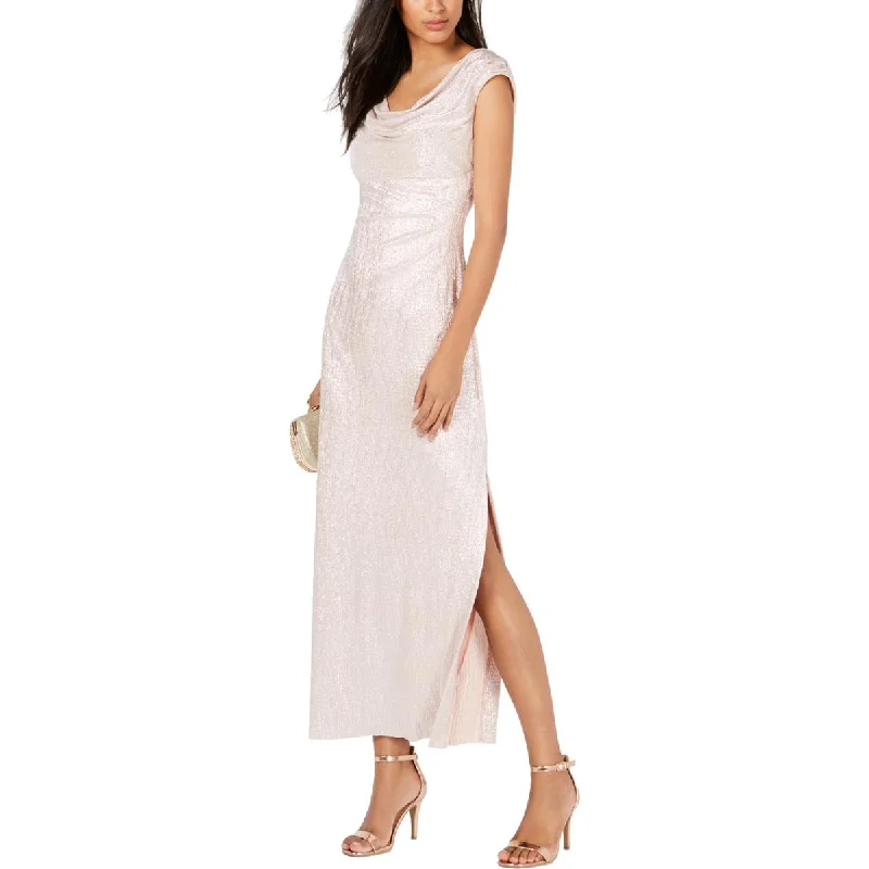 Connected Apparel Womens Metallic Prom Evening Dress Tunics Hiking breathable