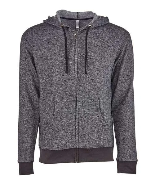 Next Level Pacifica Full-Zip Hoodie 9600 Hoodie with Reflective Safety Nightwear