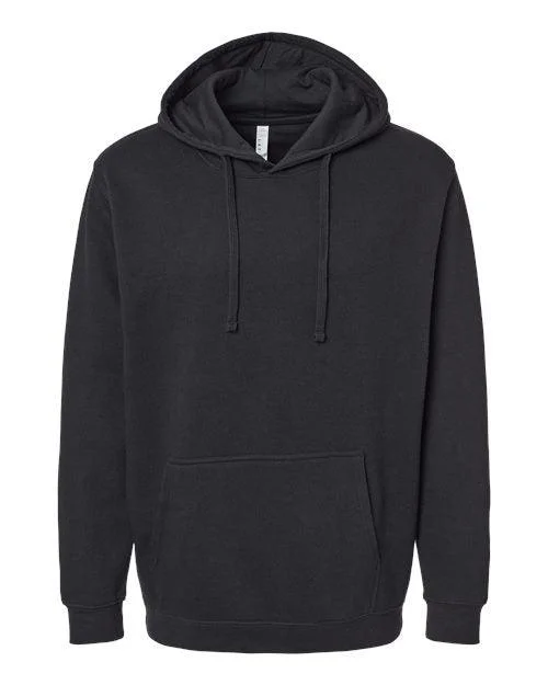 LAT Elevated Fleece Basic Hoodie 6926 Hoodie with Rolled Sleeves Casual Relaxed
