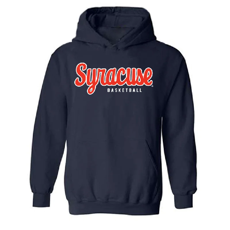Syracuse - NCAA Women's Basketball : Shy Hawkins - Classic Shersey Hooded Sweatshirt Hoodie with Cuffed Sleeves Snug Secure