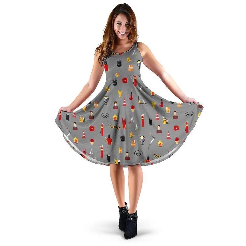 Welder Print Pattern Dress Tunics Travel practical