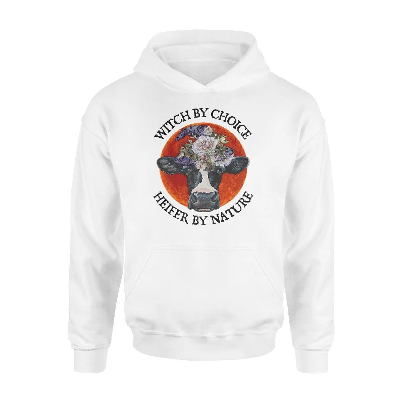Witch Witch By Choice Heifer By Nature - Standard Hoodie Hoodie with Rolled Sleeves Casual Relaxed