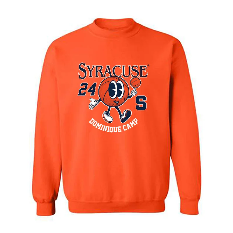 Syracuse - NCAA Women's Basketball : Dominique Camp - Fashion Shersey Crewneck Sweatshirt Hoodie with Toggle Buttons Decorative Unique