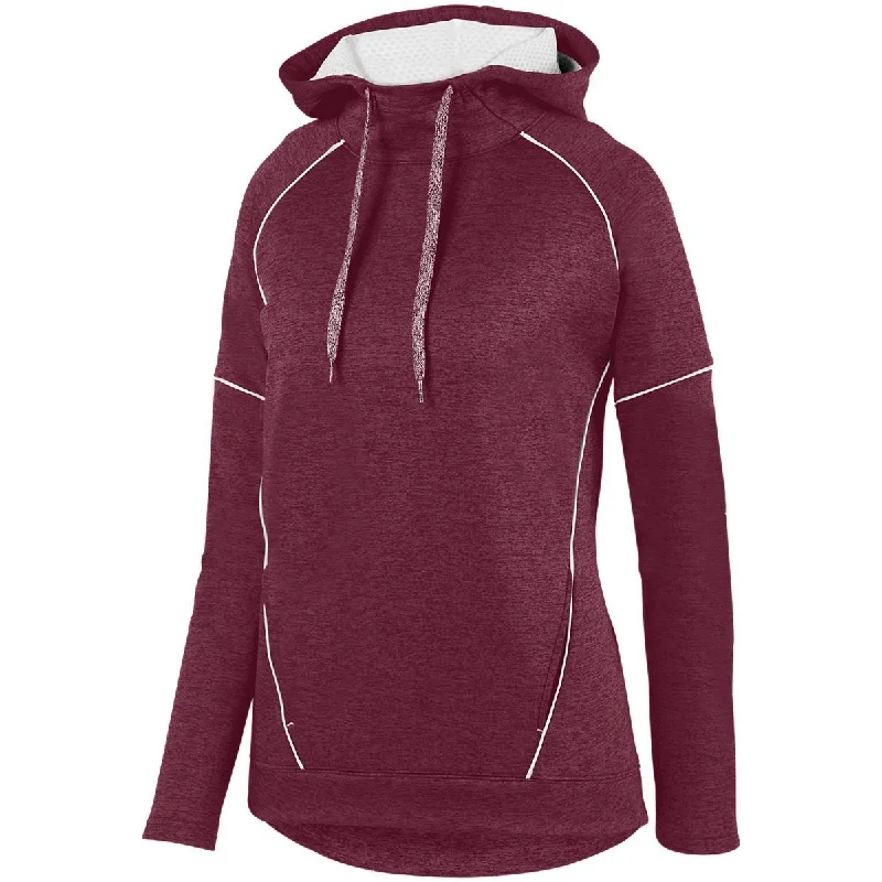 MAROON/WHITE