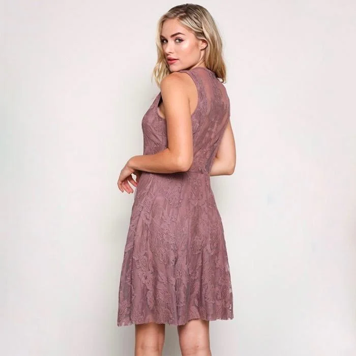 So Baroque About You Romantic Sleeveless Lace Dress in More Colors Tunics Seasonal trendy
