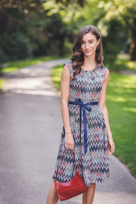 Pap 18554 Zig Zag Dress Tunics Cozy comfortable