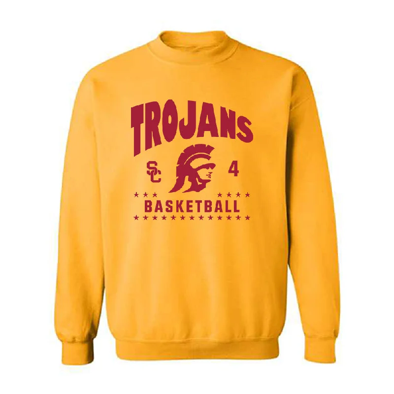 USC - NCAA Women's Basketball : Rian Forestier - Classic Fashion Shersey Crewneck Sweatshirt Hoodie with Ribbed Hem Stretchable Secure