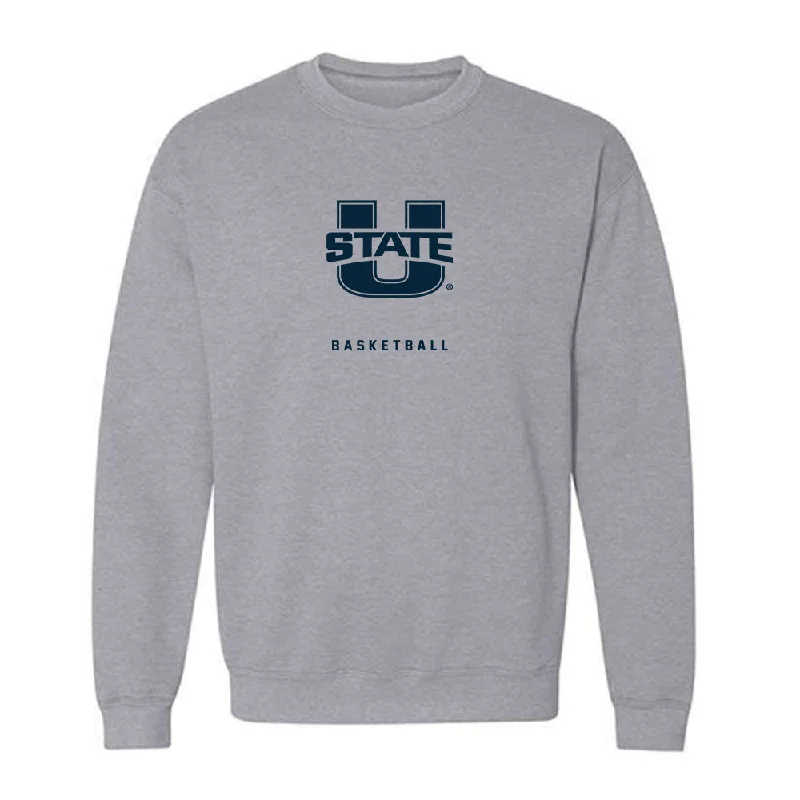 Utah State - NCAA Women's Basketball : Ivory Finley - Crewneck Sweatshirt Hoodie with Hem Frayed Vintage Worn