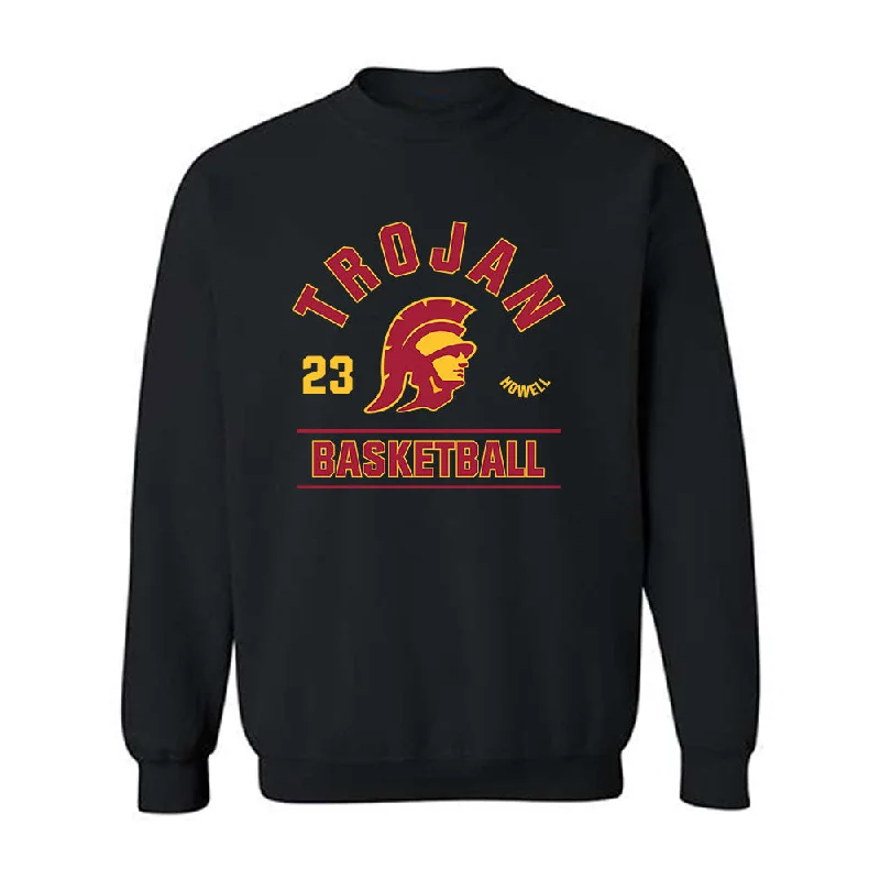 USC - NCAA Women's Basketball : Avery Howell - Classic Fashion Shersey Crewneck Sweatshirt Hoodie with Ribbed Neckline Snug Warm